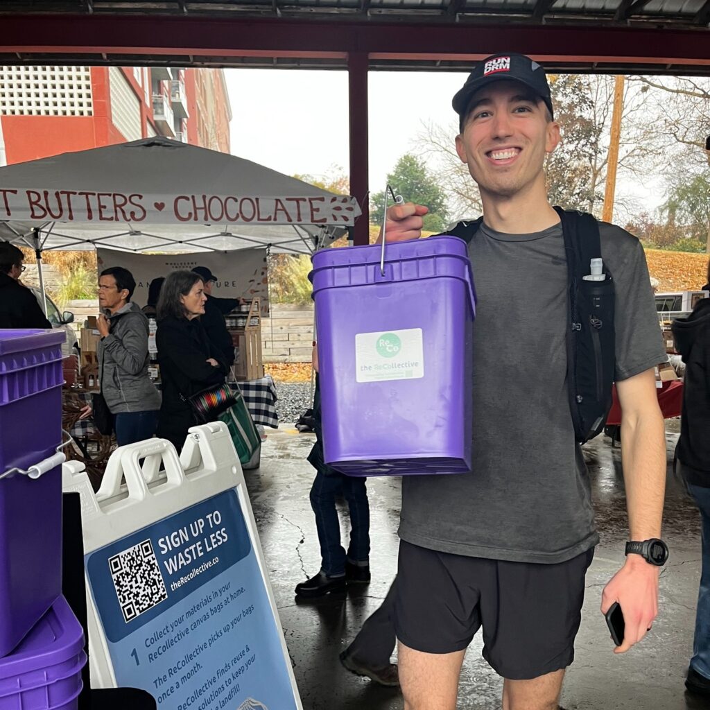 Composting service at the Durham Farmers' Market