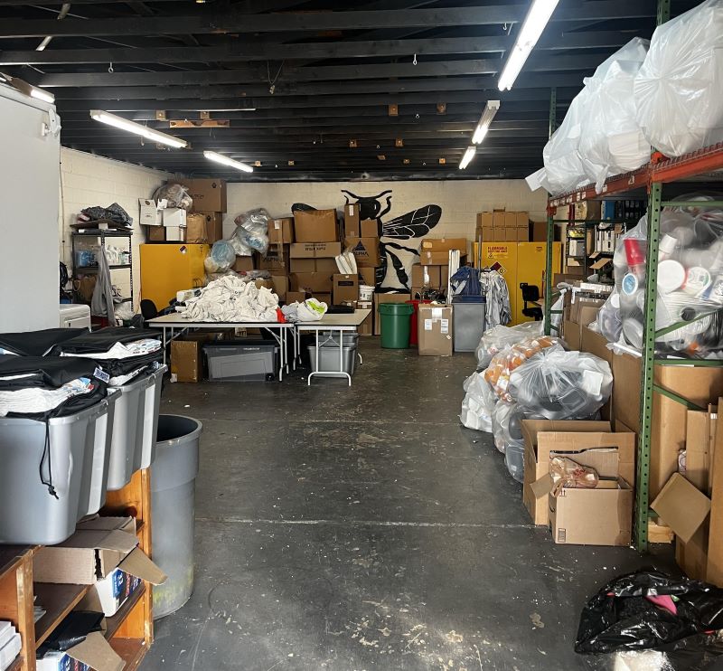 ReCollective warehouse for recycling