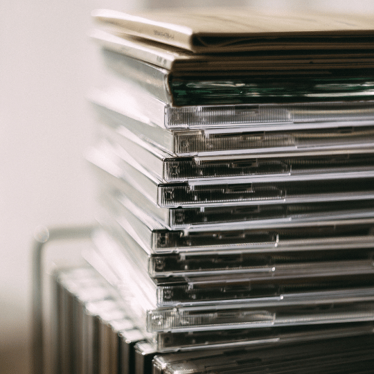 recycle CDs and DVDs