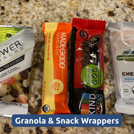 recycle granola wrapper