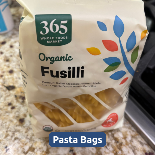 recycle pasta bag