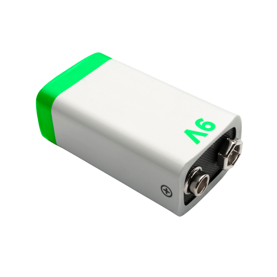 Example 9-volt household battery