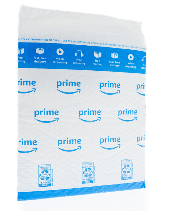 All-plastic Amazon mailer accepted for Plastic Film recycling