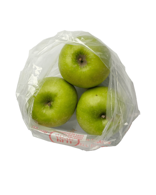 Stretchy plastic produce bag accepted for Plastic Film recycling