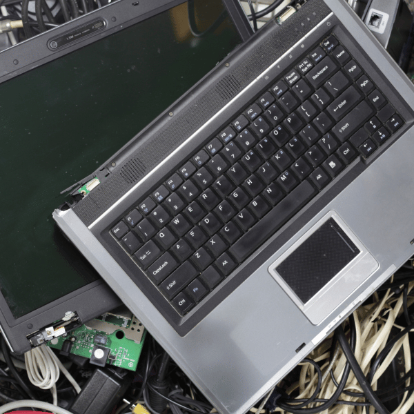 Electronics recycling illustration from The ReCollective