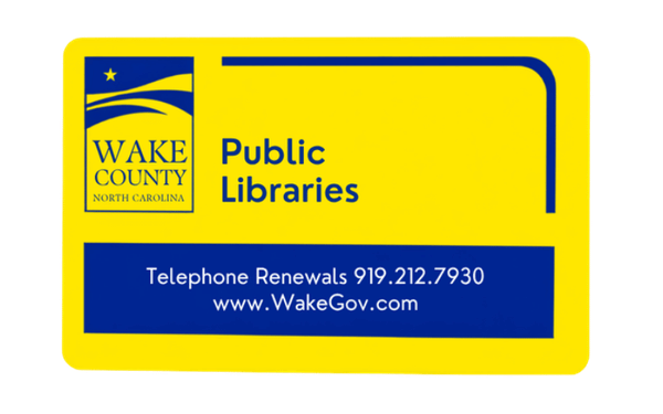 Plastic library card for recycling